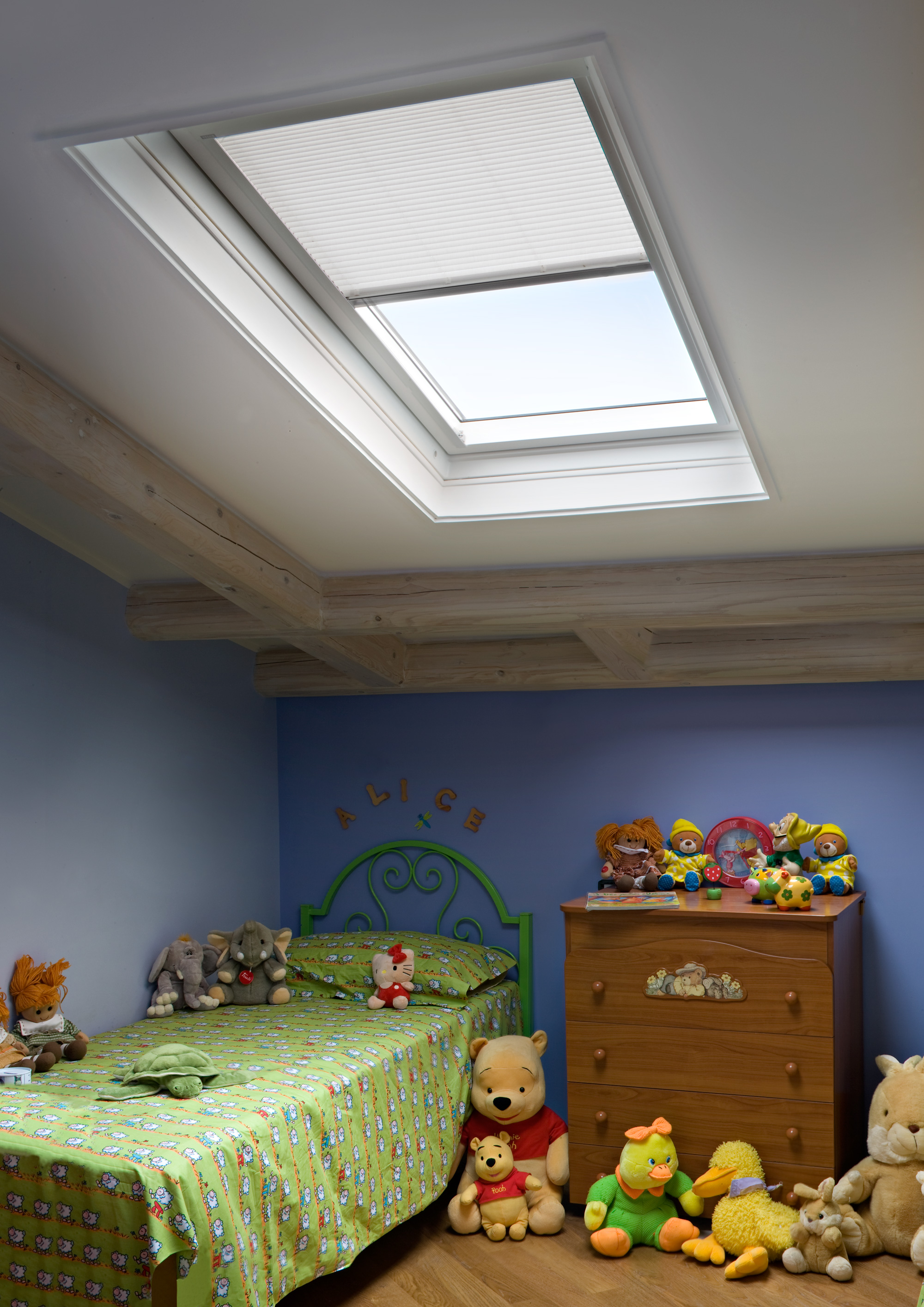 Illuminazione naturale dal tetto