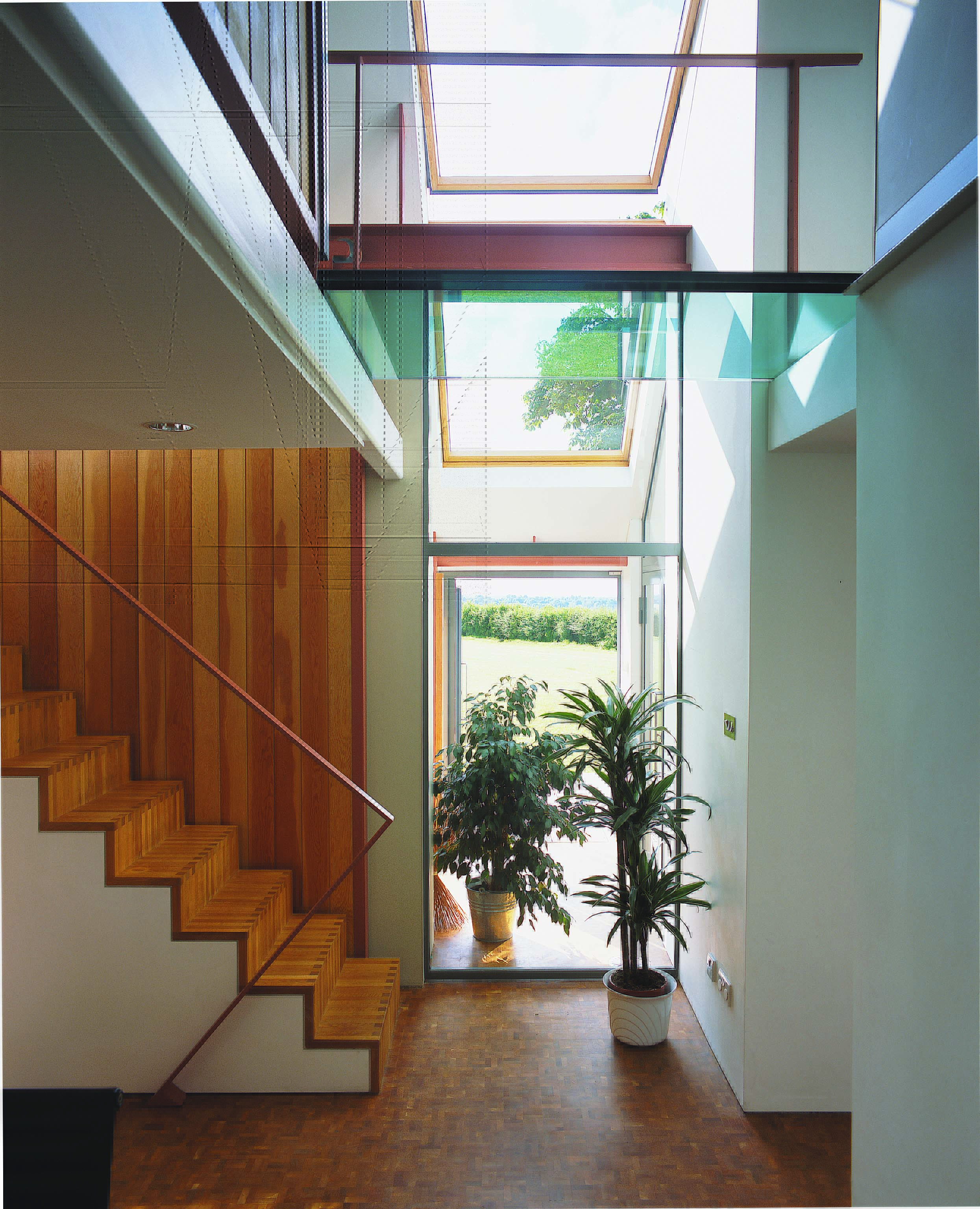 Il passaggio in vetro sul mezzanino