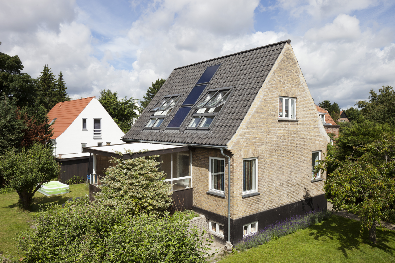 Casa di mattoni situata alla periferia nord di Copenhagen